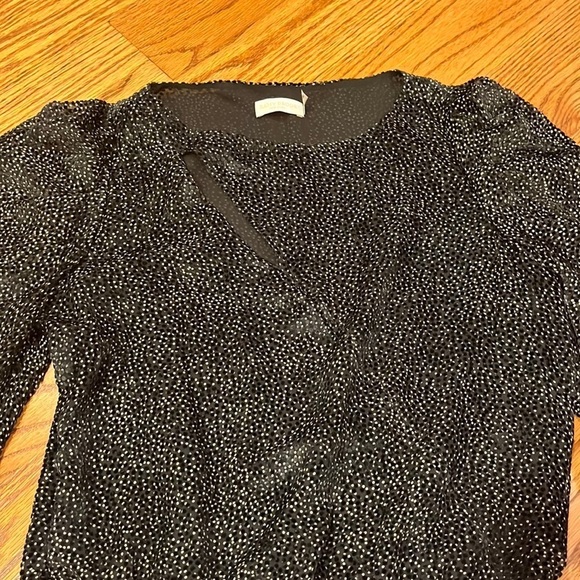 Ramy Brook Woman’s Black Printed Top Size XS - Picture 2 of 6